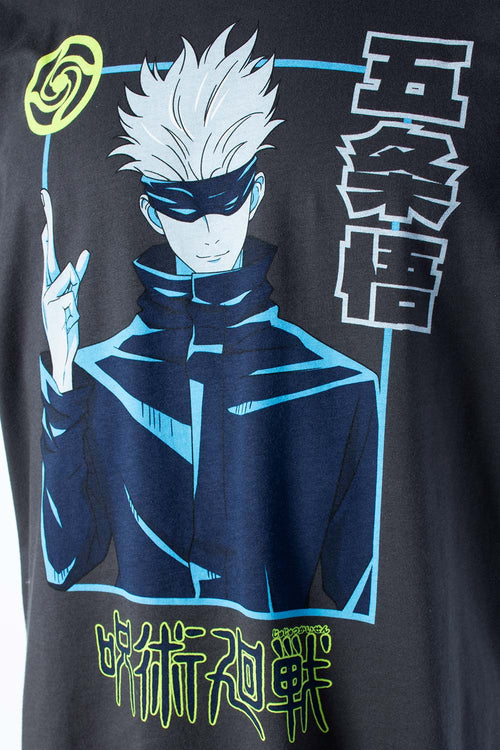 PIJAMA DE JUJUTSU KAISEN DE PANTALON LARGO PARA HOMBRE