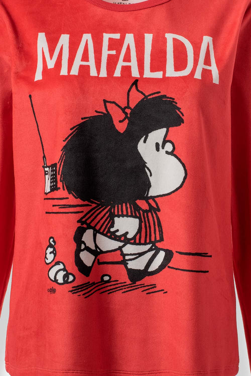 PIJAMA DE MAFALDA DE PANTALON PARA MUJER