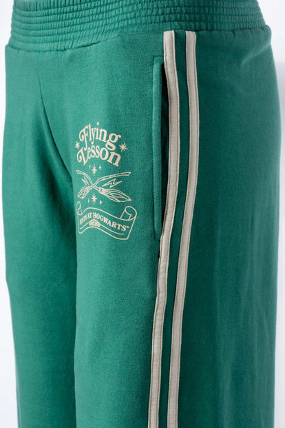 JOGGER DE HARRY POTTER BOTA AMPLIA VERDE PARA MUJER
