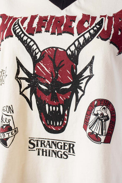 PIJAMA DE STRANGER THINGS PANTALÓN CORTO PARA MUJER