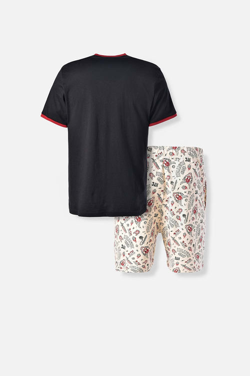 PIJAMA DE STRANGER THINGS PANTALON CORTO PARA HOMBRE