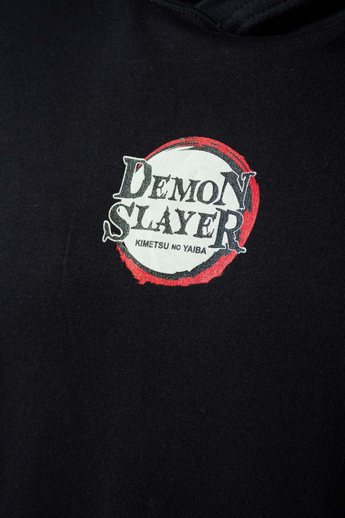 BUZO DE DEMON SLAYER CERRADO CON CAPUCHA PARA HOMBRE