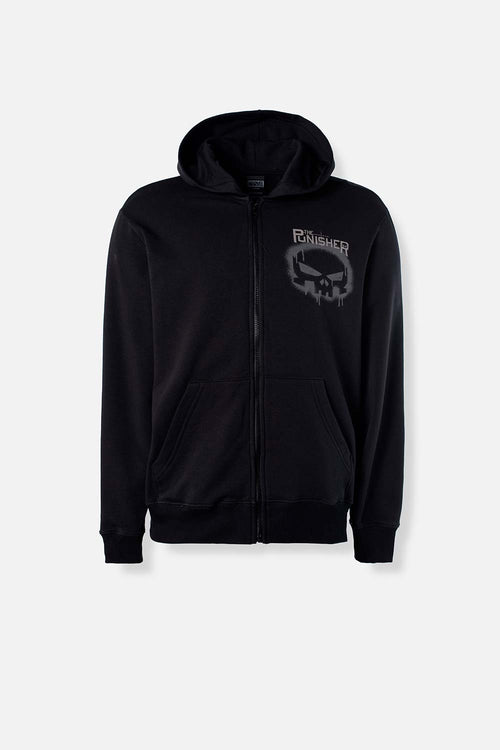 BUZO DE MARVEL NEGRO CON CAPUCHA PARA HOMBRE