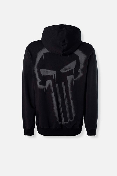 BUZO DE MARVEL NEGRO CON CAPUCHA PARA HOMBRE
