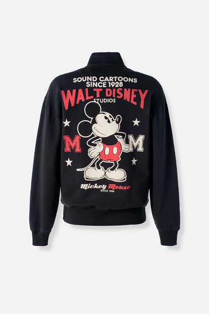 BUZO DE MICKEY MOUSE CON CIERRE PARA MUJER
