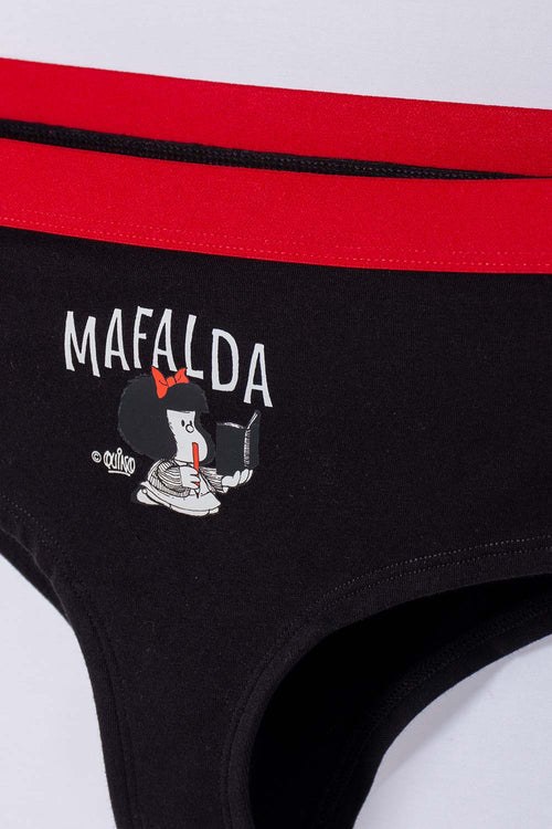 PACK X2 PANTIES DE MAFALDA PARA MUJER