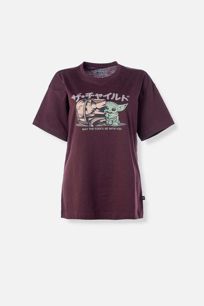 CAMISETA DE MANDALORIAN RELAX FIT PARA MUJER
