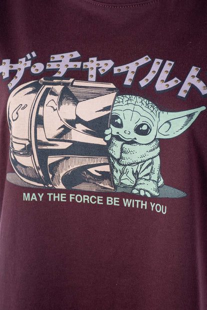 CAMISETA DE MANDALORIAN RELAX FIT PARA MUJER