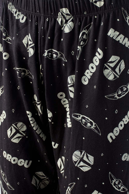 PIJAMA DE MANDALORIAN CON PANTALON LARGO PARA MUJER