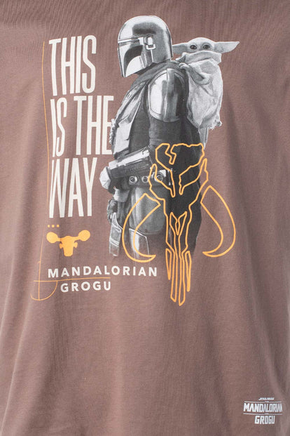 CAMISETA DE MANDALORIAN REGULAR FIT PARA HOMBRE