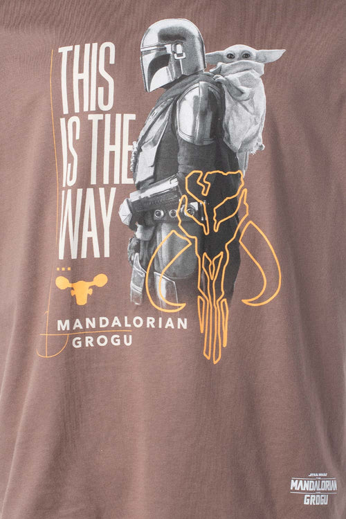 CAMISETA DE MANDALORIAN REGULAR FIT PARA HOMBRE
