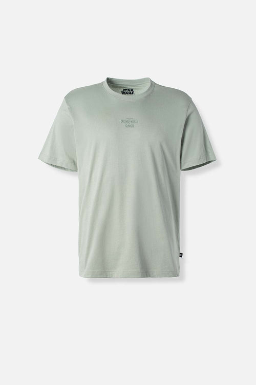 CAMISETA DE MANDALORIAN REGULAR FIT VERDE PARA HOMBRE