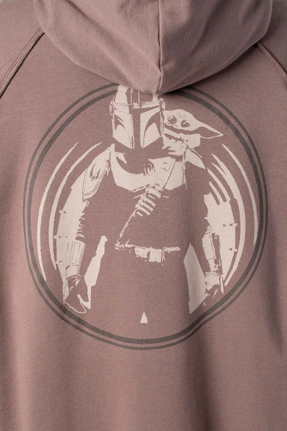 BUZO DE MANDALORIAN REGULAR FIT CON CAPUCHA PARA HOMBRE