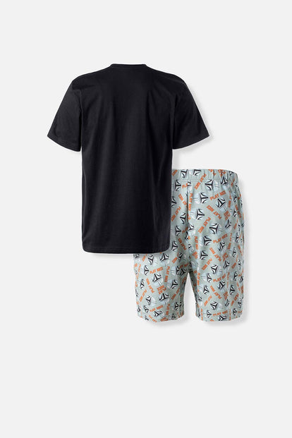 PIJAMA DE MANDALORIAN CON PANTALON CORTO PARA HOMBRE