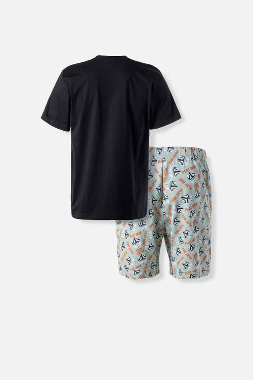 PIJAMA DE MANDALORIAN CON PANTALON CORTO PARA HOMBRE