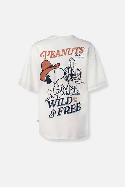 CAMISETA DE SNOOPY OVERSIZED FIT PARA MUJER