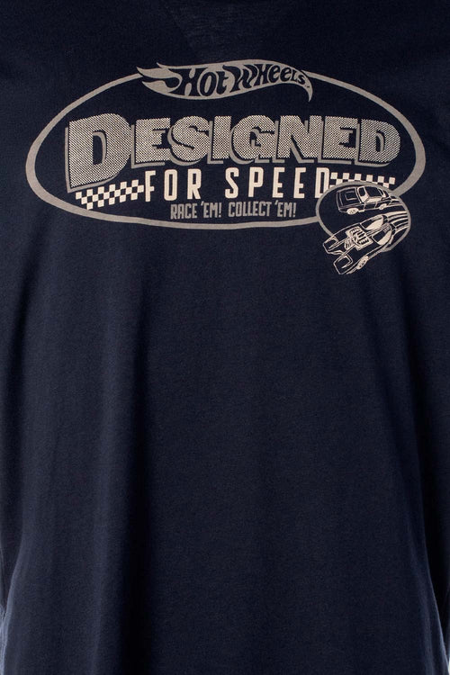 CAMISETA DE HOT WHEELS REGULAR FIT MANGA LARGA PARA HOMBRE