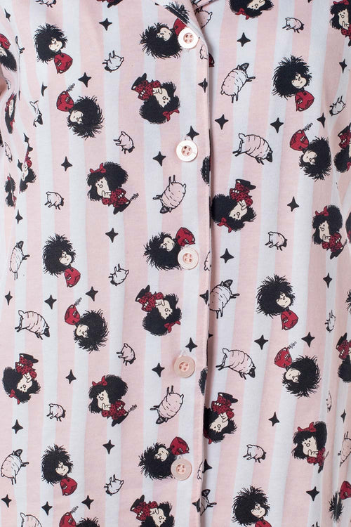 PIJAMA DE MAFALDA MANGA LARGA PARA MUJER