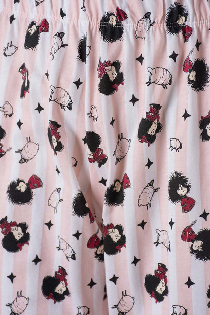 PIJAMA DE MAFALDA MANGA LARGA PARA MUJER