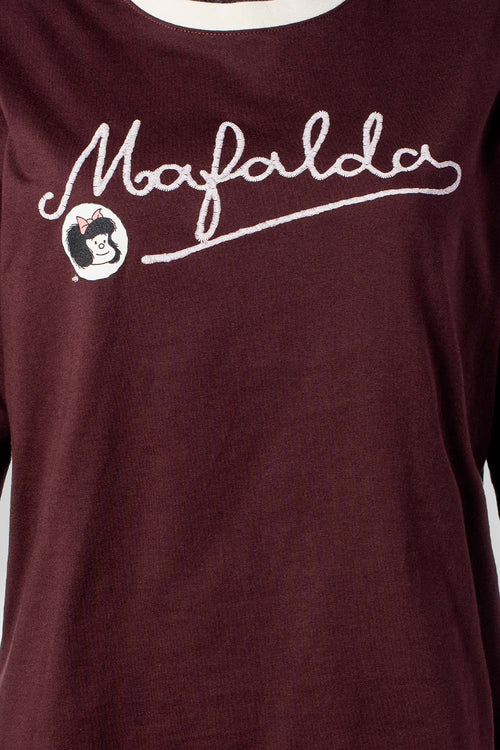 CAMISETA DE MAFALDA REGULAR FIT PARA MUJER