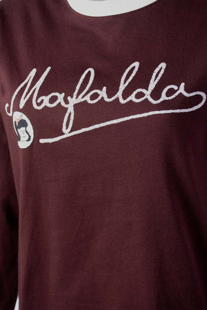 CAMISETA DE MAFALDA REGULAR FIT PARA MUJER