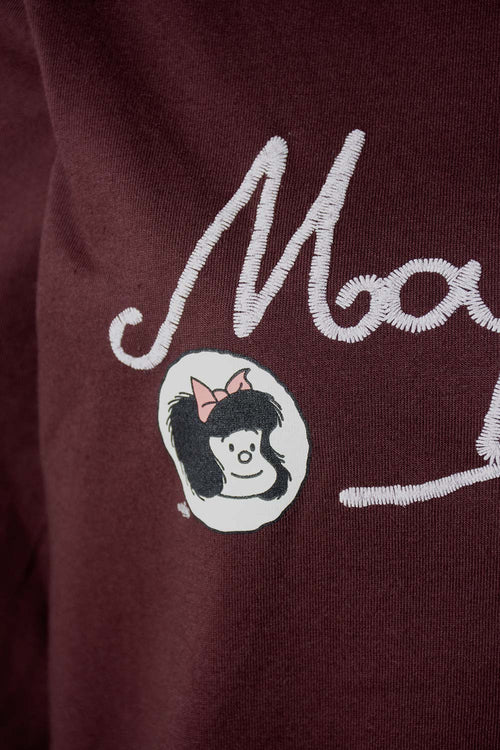 CAMISETA DE MAFALDA REGULAR FIT PARA MUJER