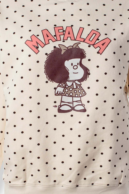 BUZO DE MAFALDA CERRADO PARA MUJER