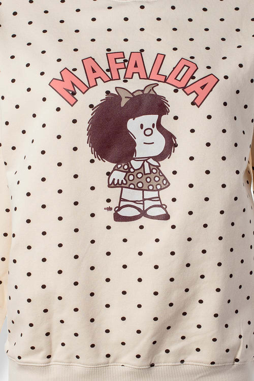 BUZO DE MAFALDA CERRADO PARA MUJER