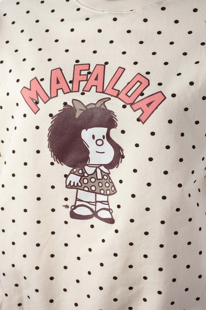BUZO DE MAFALDA CERRADO PARA MUJER