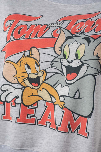 BUZO DE TOM Y JERRY OVERSIZED FIT PARA MUJER