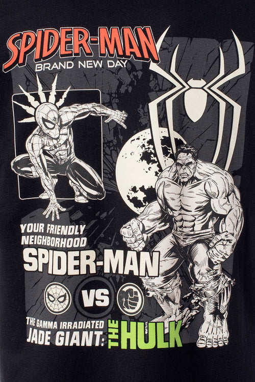 CAMISETA DE SPIDERMAN RELAX FIT PARA HOMBRE