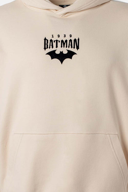 BUZO DE BATMAN CERRADO CON CAPUCHA PARA HOMBRE