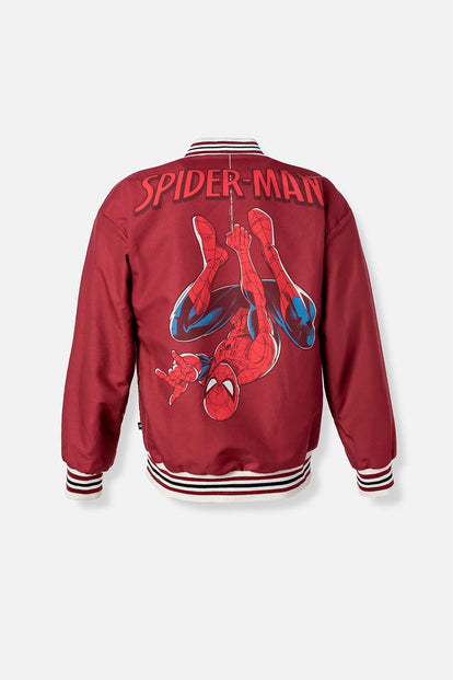 CHAQUETA DE SPIDERMAN ABIERTA Y CON CIERRE PARA HOMBRE