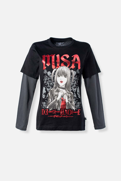 CAMISETA DE DEATH NOTE REGULAR FIT PARA MUJER