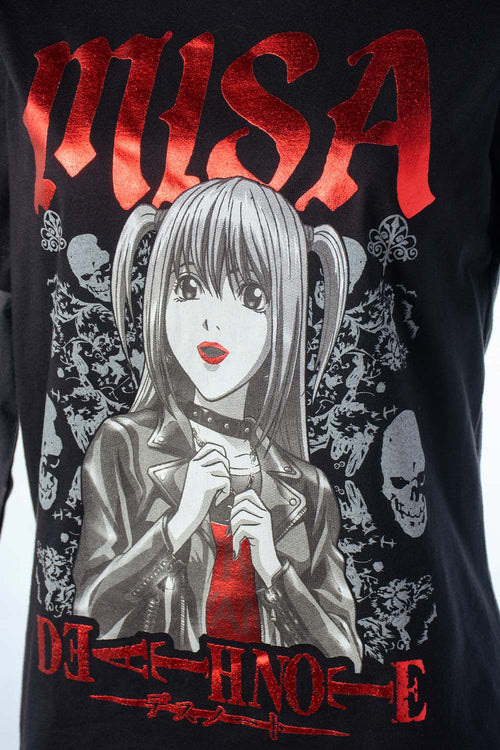 CAMISETA DE DEATH NOTE REGULAR FIT PARA MUJER
