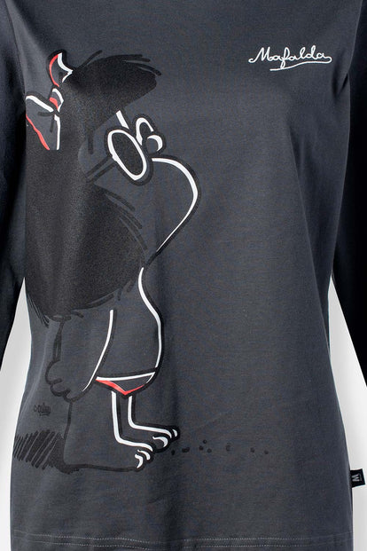 CAMISIETA DE MAFALDA RELAX FIT PARA MUJER