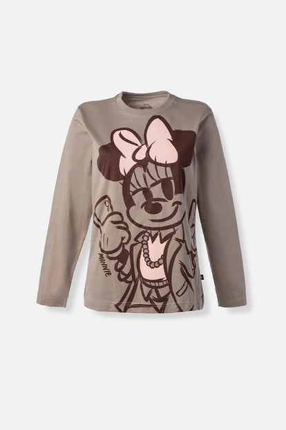 CAMISETA DE MINNIE MOUSE REGULAR FIT PARA MUJER