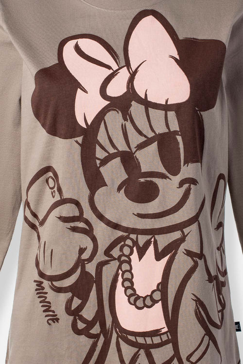 CAMISETA DE MINNIE MOUSE REGULAR FIT PARA MUJER