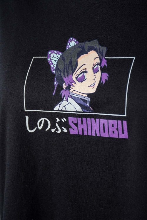 CAMISETA DE DEMON SLAYER RELAX FIT PARA MUJER