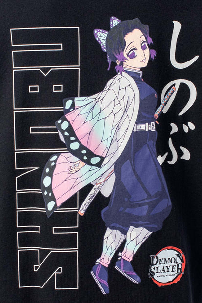 CAMISETA DE DEMON SLAYER RELAX FIT PARA MUJER