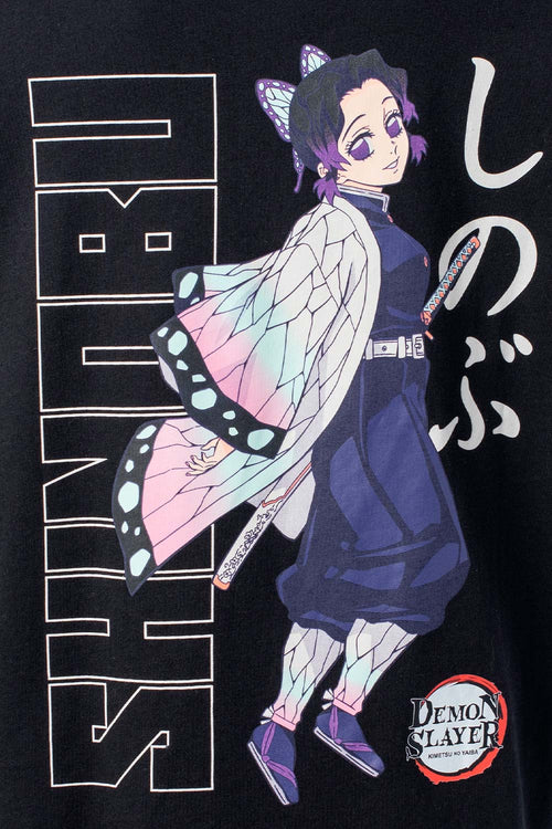 CAMISETA DE DEMON SLAYER RELAX FIT PARA MUJER