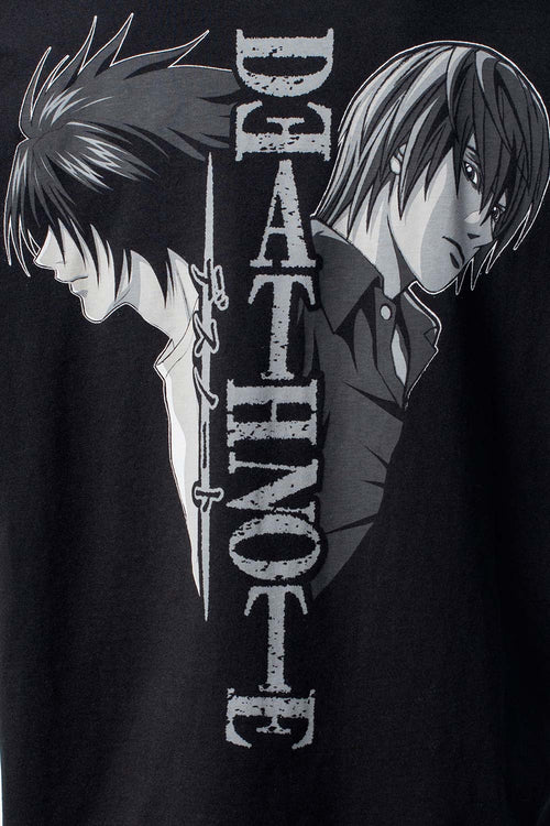 CAMISETA DE DEATH NOTE RELAX FIT PARA HOMBRE