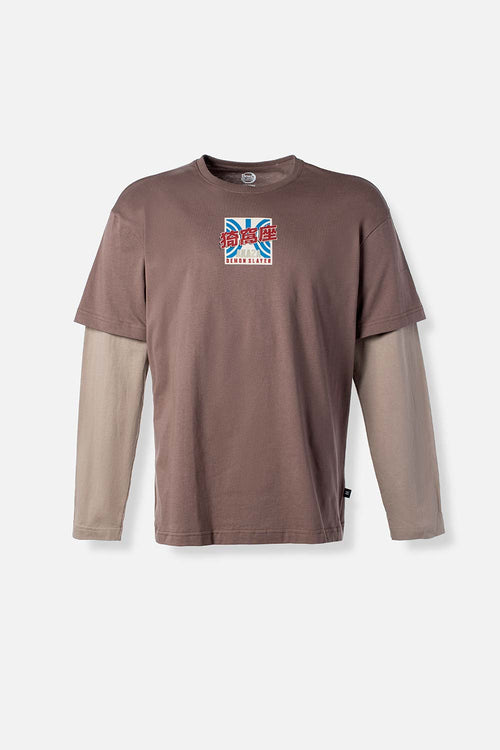 CAMISETA DE DEMON SLAYER RELAX FIT PARA HOMBRE