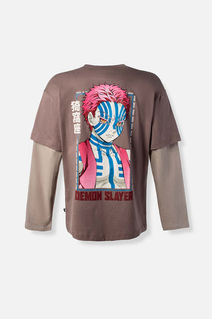 CAMISETA DE DEMON SLAYER RELAX FIT PARA HOMBRE