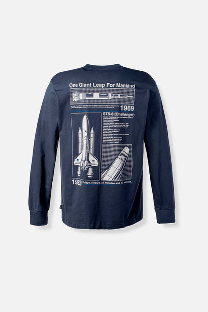 CAMISETA DE NASA RELAX FIT PARA HOMBRE