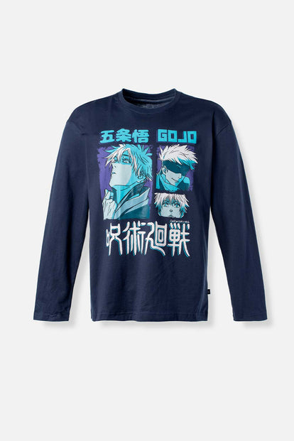 CAMISETA DE JUJUTSU KAISEN RELAX FIT PARA HOMBRE