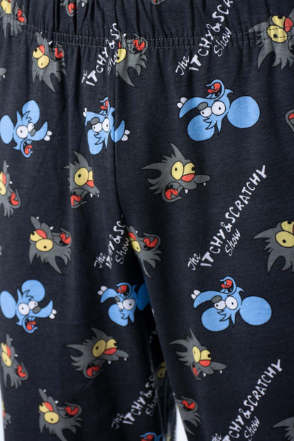PIJAMA DE LOS SIMPSONS CON PANTALON LARGO PARA HOMBRE