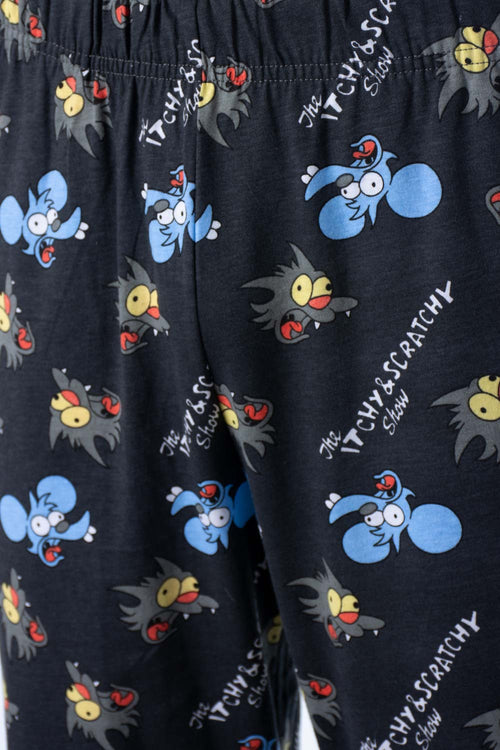 PIJAMA DE LOS SIMPSONS CON PANTALON LARGO PARA HOMBRE