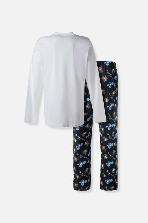 PIJAMA DE LOS SIMPSONS CON PANTALON LARGO PARA HOMBRE