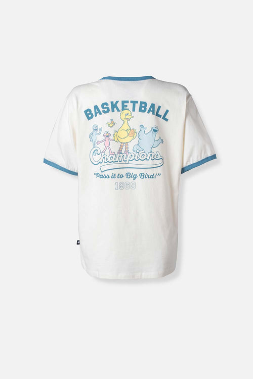 CAMISETA DE PLAZA SESAMO REGULAR FIT PARA MUJER